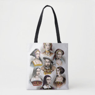 King Henry VIII of England   His Six Wives Tote Bag
