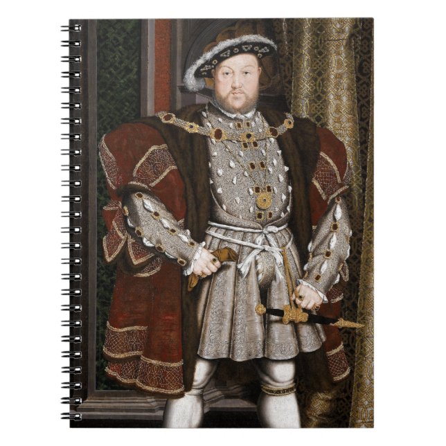 King Henry VIII of England Notebook (Front)