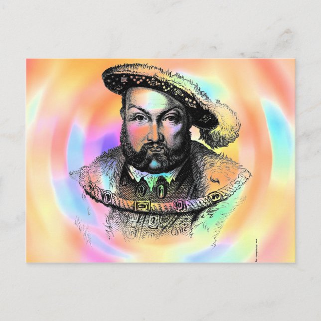 King Henry VIII Postcard (Front)