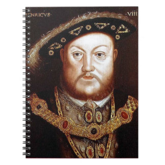 King Henry VIII Spiral Notebook
