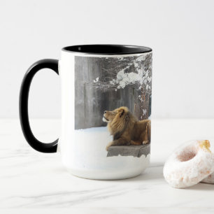 King in the Snow mug