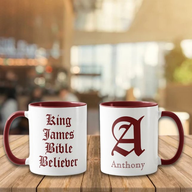 King James Bible Believer Christian Customised Mug (Creator Uploaded)