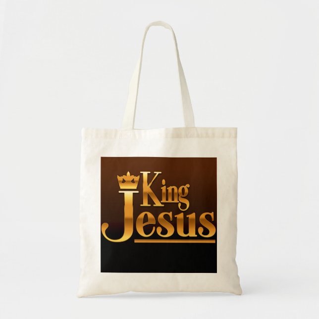King Jesus Tote Bag (Front)