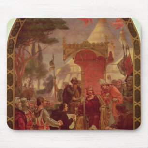 King John Granting the Magna Carta in 1215, 1900 Mouse Pad
