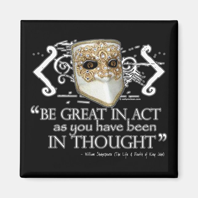 King John Quote Magnet (Front)