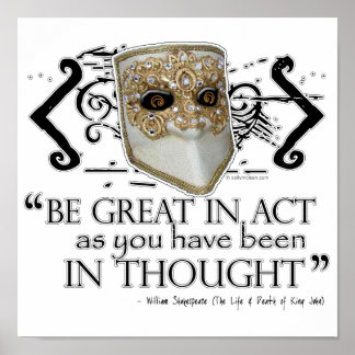 King John Quote Poster