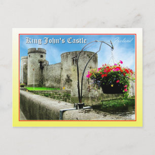 King John's Castle, Limerick, Ireland Postcard