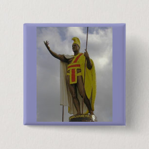 King Kamehameha 15 Cm Square Badge