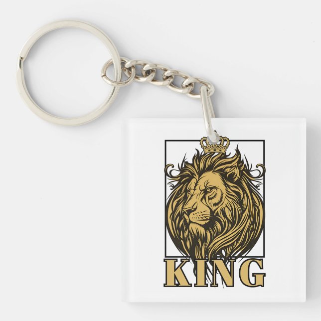 King Key Ring (Front)