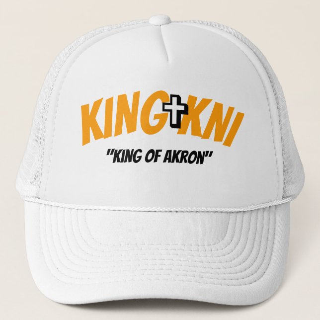King Kni "King of Akron" Trucker Hat (Front)