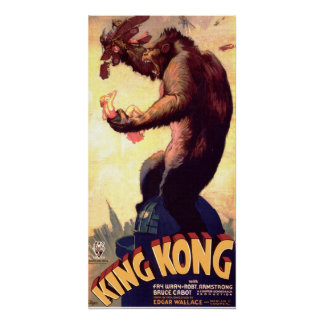 King Kong Monster Retro Vintage Movie Poster