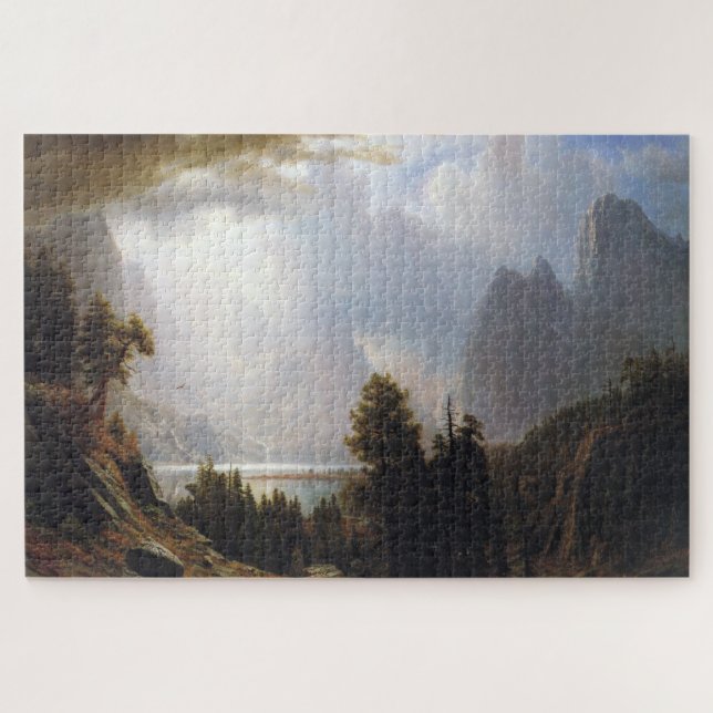 King Lake, California, Albert Bierstadt Jigsaw Puzzle (Horizontal)