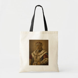 King Leopard Tote Bag