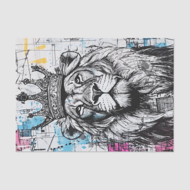 King Lion5 Tissue Paper (Front)