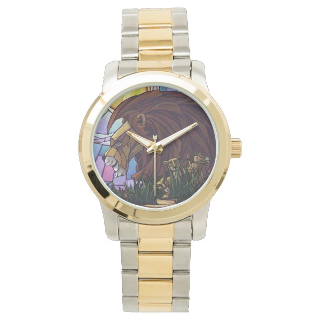 King Lion and Cubs Watch (Front)
