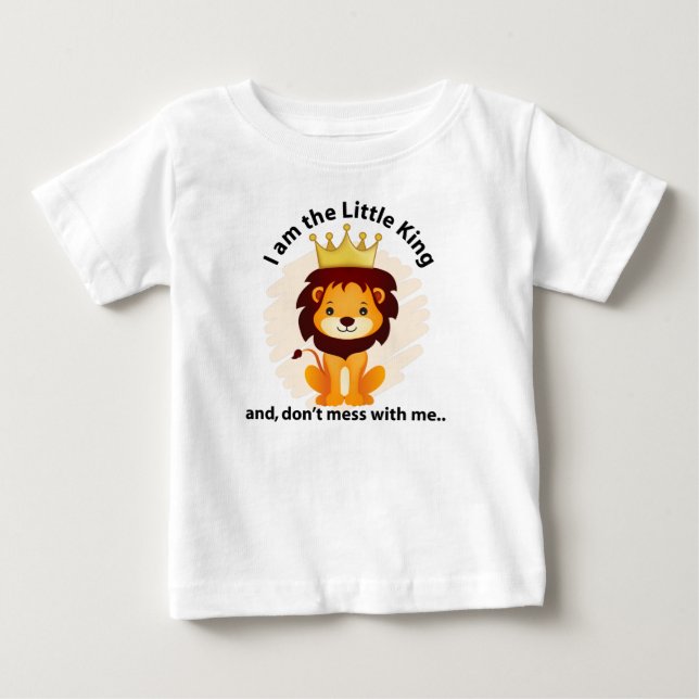 King lion baby fine jersy T-Shirt (Front)