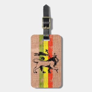 King lion luggage tag