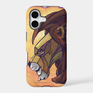 King Lion on Orange