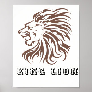 king lion poster