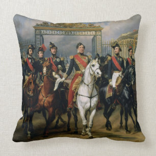 King Louis-Philippe (1773-1850) of France and his Cushion