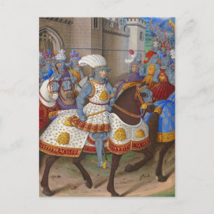 King Louis XII Le Voyage de Gênes Illustration Postcard