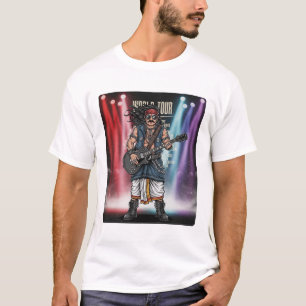 King Mahabali World Tour   Funny Onam Concert T-Shirt