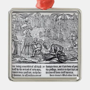 King Malcolm of Scotland Metal Tree Decoration