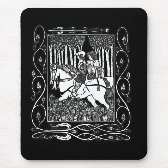  king mark and sir dinadan mouse pad (Front)
