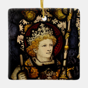 king mediaeval middle ages knight ceramic ornament