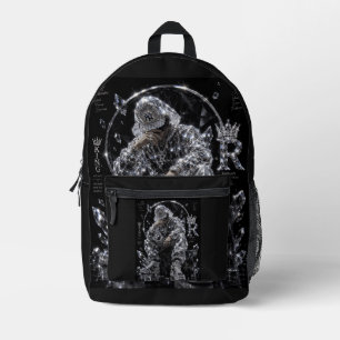 King Mentality Diamond Streetwear Aesthetic Printed Backpack
