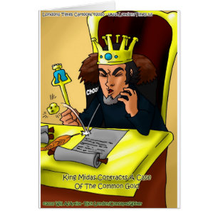 King Midas Catches Common Gold Funny Gifts Tees