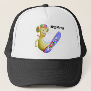 King Monty on Skate Board Trucker Hat