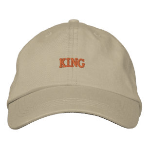 KING Name Printed Lovely and Handsome Hat