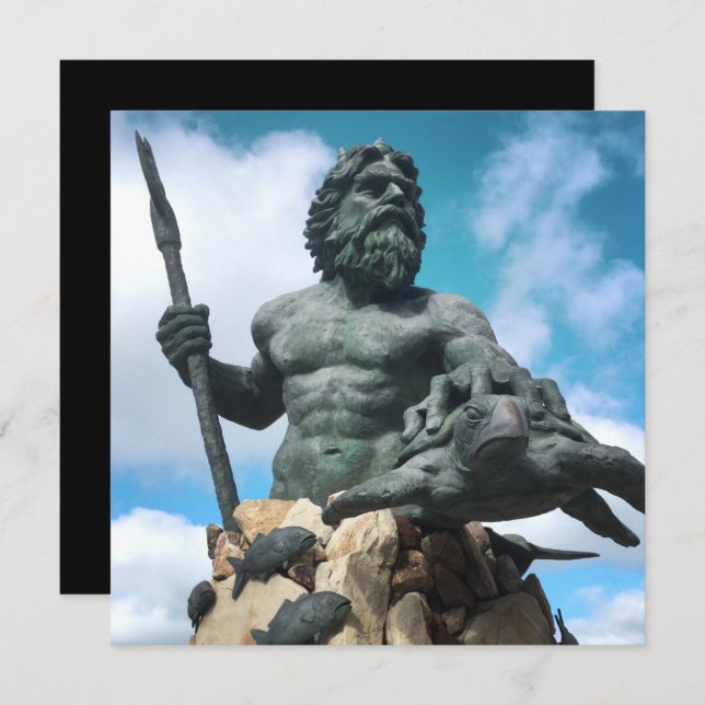 king neptune at virginia beach invitation (Front/Back)
