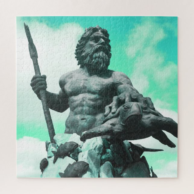 king neptune mythological god jigsaw puzzle (Vertical)