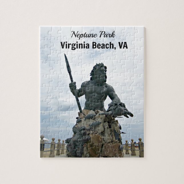 King Neptune Park, Virginia Beach, VA Jigsaw Puzzle (Vertical)