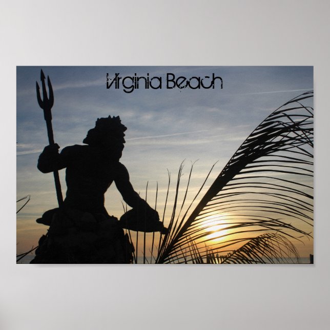 King Neptune Virginia Beach poster (Front)
