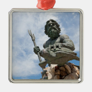 King Neptune Virginia Beach Statue Metal Tree Decoration