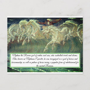 King Neptune's Horses Postcard