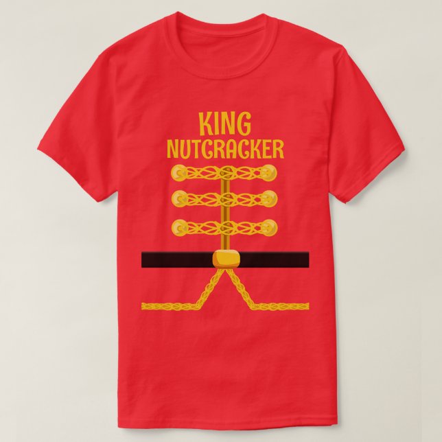 KING Nutcracker Matching Family Christmas T-Shirt (Design Front)