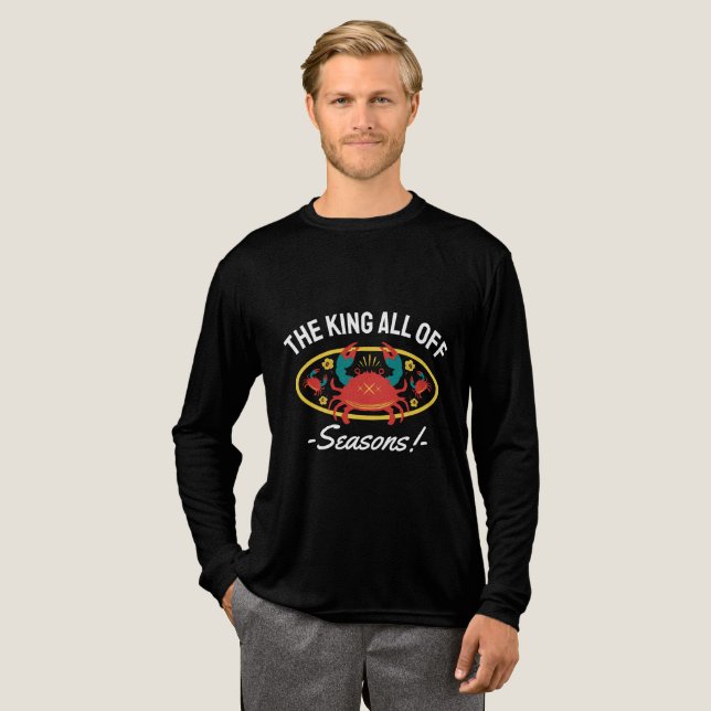 King of all seasons  Tri-Blend shirt (Full Front)