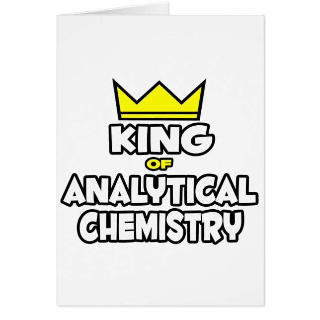 King of Analytical Chemistry (Front)