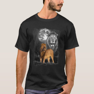 King of Animal Nature Safari African Wildlife Lion T-Shirt
