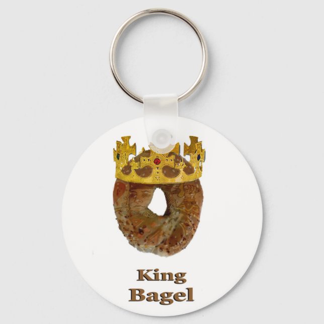 King of Bagels Key Ring (Front)