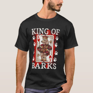King of Barks & King of hearts Poodle Dad T-Shirt