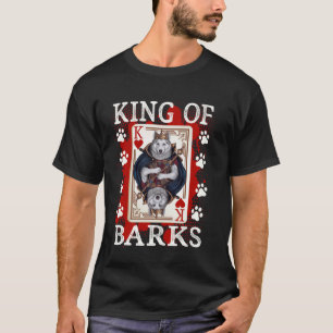 King of Barks King of hearts Siberian Husky owner T-Shirt