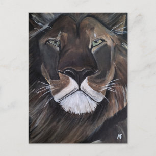 King of Beasts Painting by Alfred Fox Postcard