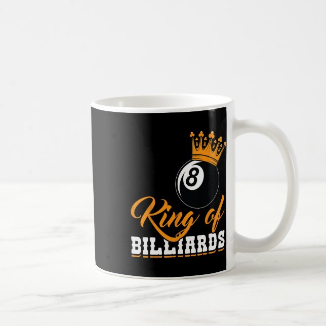 King Of Billiards Eight Ll Crown  Coffee Mug (Right)