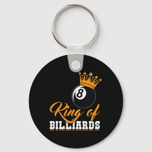 King Of Billiards Eight Ll Crown Key Ring