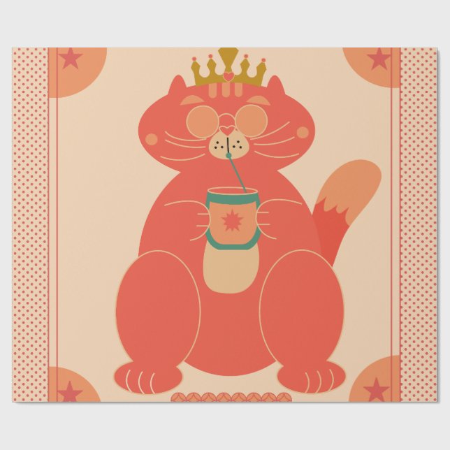 King of Chill Wrapping Paper (Flat)